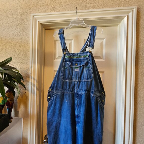 Denim Bib Jeans Overalls Carpenter LIBERTY Cotton Mens Dungaree Farmer 33 X 30 - Picture 16 of 16